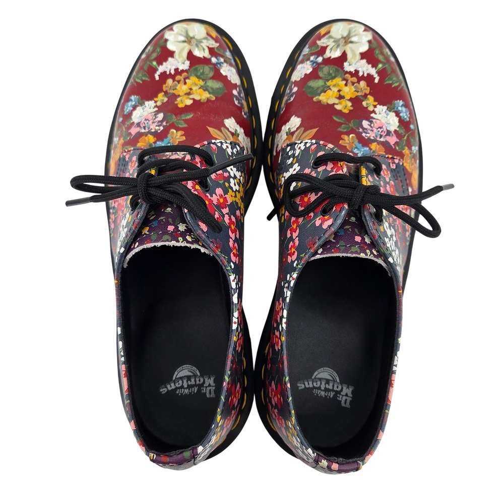 Dr.‎ Martens 1461 Floral Clash Oxford Shoes Multicolor Wanderlust Leather Boho 8 - Picture 9 of 10